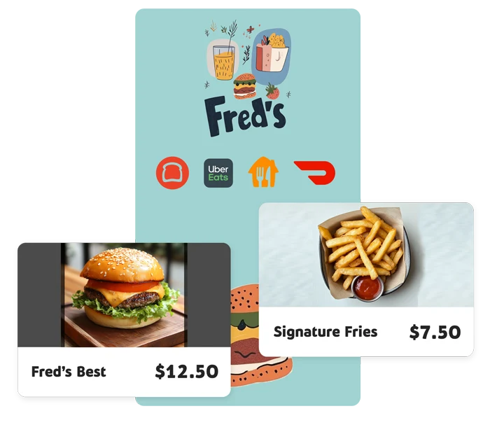 MyQuick.Menu gets your menu online fast and mobile optimized to get users right to your menu and preferred delivery platforms